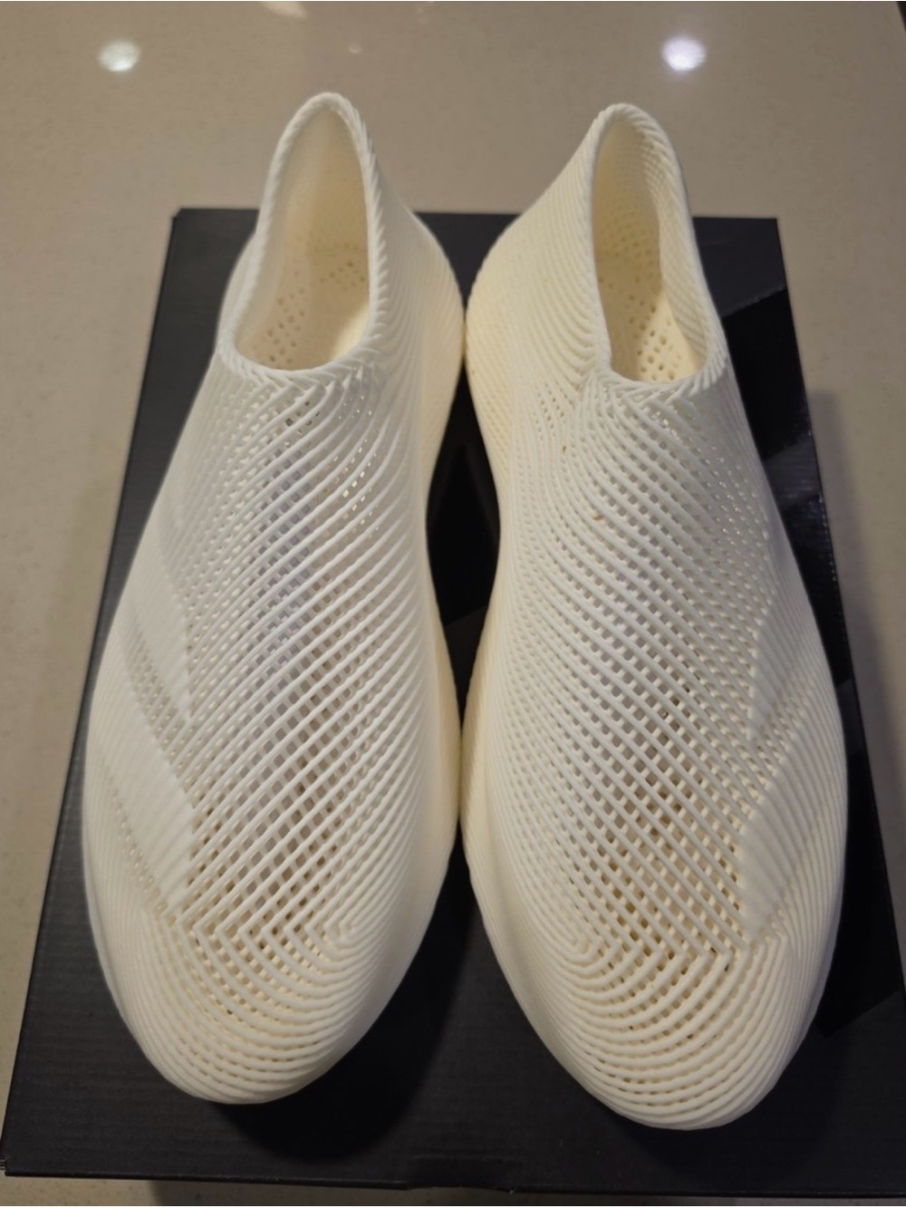 adidas Climacool 4D Off White 3D Printed Slides Size 13.5 Authenticated BNIB‼️😲